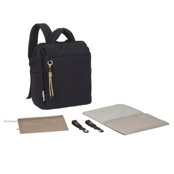 Lässig - Wickelrucksack Minoa Schwarz