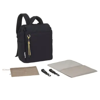 Lässig - Wickelrucksack Minoa Schwarz