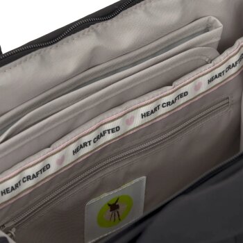 Lässig - Wickelrucksack Minoa Schwarz