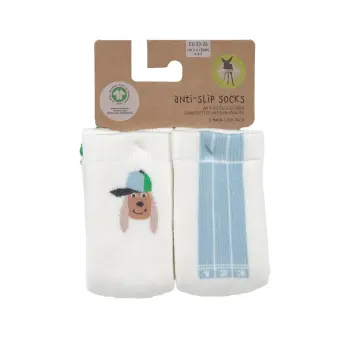 Lässig - Kinder Antirutsch-Socken (2er-Set) Hund Gr. 23/26 (2)