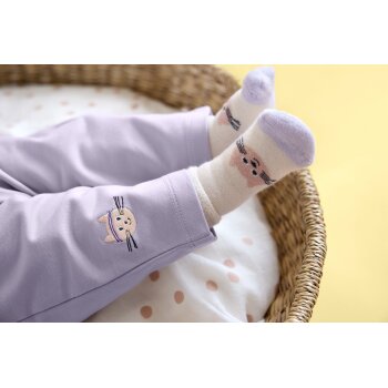 Lässig - Baby-Socken Frottee 3er-Set - Katze...