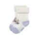 Lässig - Baby-Socken Frottee 3er-Set - Katze Lila/Weiß, Gr. 15/18