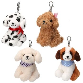 Depesche - TOPModel Plüsch - Anhänger Hund, sort.