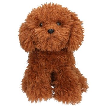 Depesche - TOPModel Plüsch - Hund Teddy braun, 30 cm