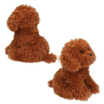Depesche - TOPModel Plüsch - Hund Teddy braun, 30 cm