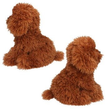 Depesche - TOPModel Plüsch - Hund Teddy braun, 30 cm