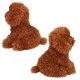 Depesche - TOPModel Plüsch - Hund Teddy braun, 30 cm