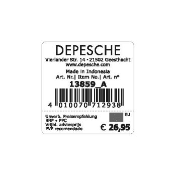 Depesche - Ylvi Swoppies Plüsch - Hund, 30 cm