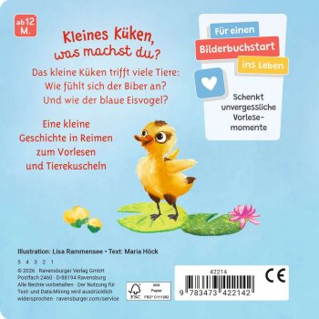 Ravensburger - Mein liebstes Vorlese-Fühlbuch: Das kleine Küken