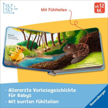 Ravensburger - Mein liebstes Vorlese-Fühlbuch: Das kleine Küken