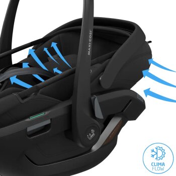 Maxi-Cosi - Coral Slide Pro Babyschale Onyx black