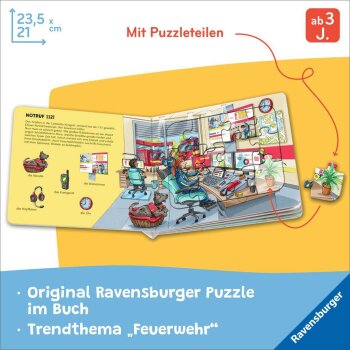 Ravensburger - Puzzle-Buch: Feuerwehr