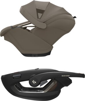 Maxi-Cosi - Coral Slide Pro Babyschale Oak truffle