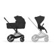Cybex - Platinum PRIAM 5 Comfort 2 in 1 Kombikinderwagen Matt black Sepia black