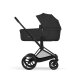 Cybex - Platinum PRIAM 5 Comfort 2 in 1 Kombikinderwagen Matt black Sepia black