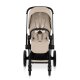 Cybex - Platinum PRIAM 5 Comfort 2 in 1 Kombikinderwagen Matt black Cozy beige