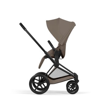 Cybex - Platinum PRIAM 5 Comfort 2 in 1 Kombikinderwagen Matt black Coconut brown