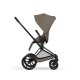 Cybex - Platinum PRIAM 5 Comfort 2 in 1 Kombikinderwagen Matt black Coconut brown