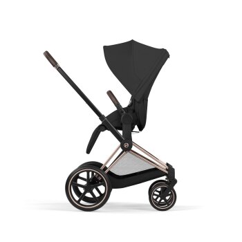 Cybex - Platinum PRIAM 5 Comfort 2 in 1 Kombikinderwagen Rosegold Sepia black