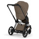 Cybex - Platinum e-PRIAM 5 Comfort 2 in 1 Kombikinderwagen Matt black Coconut brown