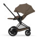 Cybex - Platinum e-PRIAM 5 Comfort 2 in 1 Kombikinderwagen Matt black Coconut brown