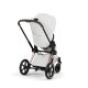 Cybex - Platinum e-PRIAM 5 Style 2 in 1 Kombikinderwagen Off white