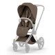Cybex - Platinum e-PRIAM 5 Style 2 in 1 Kombikinderwagen Coconut brown