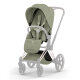 Cybex - Platinum e-PRIAM 5 Style 2 in 1 Kombikinderwagen Sage green