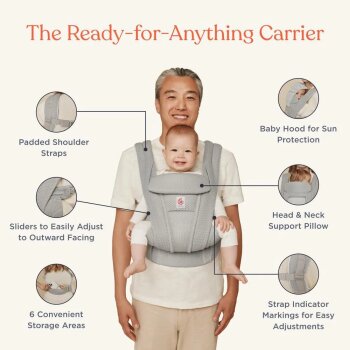 Ergobaby - Omni Deluxe-Babytrage Natural Beige