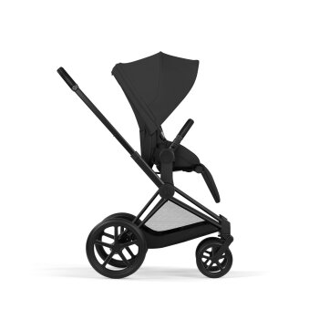 Cybex - Platinum PRIAM 5 Comfort Kinderwagen Set 4 in 1 inkl. Cybex Cloud T, Base T (Matt black Sepia black)