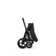 Cybex - Platinum PRIAM 5 Comfort Kinderwagen Set 4 in 1 inkl. Cybex Cloud T, Base T (Matt black Sepia black)