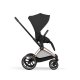 Cybex - Platinum PRIAM 5 Comfort Kinderwagen Set 4 in 1 inkl. Cybex Cloud T, Base T (Rosegold Sepia black)