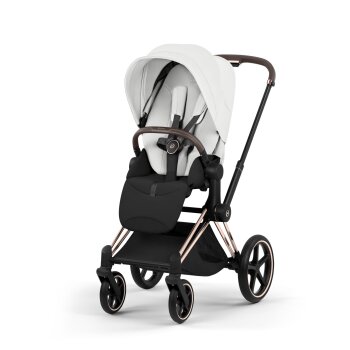 Cybex - Platinum PRIAM 5 Style Kinderwagen Set 4 in 1 inkl. Cybex Cloud T, Base T (Off white)