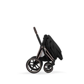 Cybex - Platinum PRIAM 5 Style Kinderwagen Set 4 in 1 inkl. Cybex Cloud T, Base T (Sepia black)