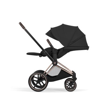 Cybex - Platinum PRIAM 5 Style Kinderwagen Set 4 in 1 inkl. Cybex Cloud T, Base T (Sepia black)