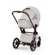 Cybex - Platinum e-PRIAM 5 Style Kinderwagen Set 4 in 1 inkl. Cybex Cloud T, Base T (City grey)