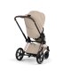Cybex - Platinum e-PRIAM 5 Style Kinderwagen Set 4 in 1 inkl. Cybex Cloud T, Base T (Cozy beige)