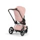 Cybex - Platinum e-PRIAM 5 Style Kinderwagen Set 4 in 1 inkl. Cybex Cloud T, Base T (Peach pink)