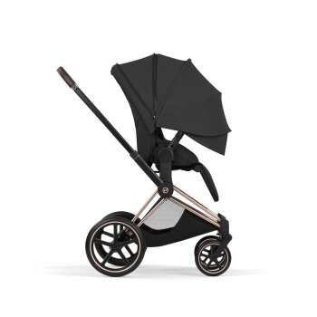 Cybex - Platinum e-PRIAM 5 Style Kinderwagen Set 4 in 1 inkl. Cybex Cloud T, Base T (Sepia black)