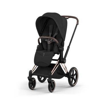 Cybex - Platinum PRIAM 5 Style Kinderwagen Set 3 in 1 inkl. Cybex Cloud T (Sepia black)