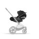 Cybex - Platinum PRIAM 5 Style Kinderwagen Set 3 in 1 inkl. Cybex Cloud T (Sepia black)