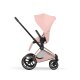Cybex - Platinum PRIAM 5 Style Kinderwagen Set 3 in 1 inkl. Cybex Cloud T (Peach pink)
