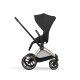 Cybex - Platinum PRIAM 5 Comfort Kinderwagen Set 3 in 1 inkl. Cybex Cloud T (Rosegold Sepia black)