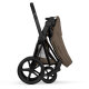Cybex - Platinum PRIAM 5 Comfort Kinderwagen Set 3 in 1 inkl. Cybex Cloud T (Matt black Coconut brown)