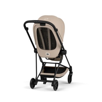 Cybex - Platinum MIOS 4 Comfort Kombikinderwagen 2 in 1 Mattblack Cozy beige