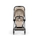 Cybex - Platinum MIOS 4 Comfort Kombikinderwagen 2 in 1 Mattblack Cozy beige