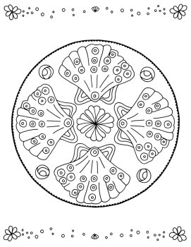 Coppenrath - Nella Nixe - Malblock mit Glitzersteinchen: Mandalas (5)