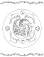 Coppenrath - Nella Nixe - Malblock mit Glitzersteinchen: Mandalas (5)