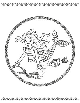 Coppenrath - Nella Nixe - Meereszauber-Malblock: Glitzersticker (5)