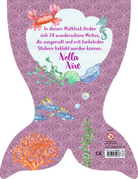 Coppenrath - Nella Nixe - Meereszauber-Malblock: Glitzersticker (5)